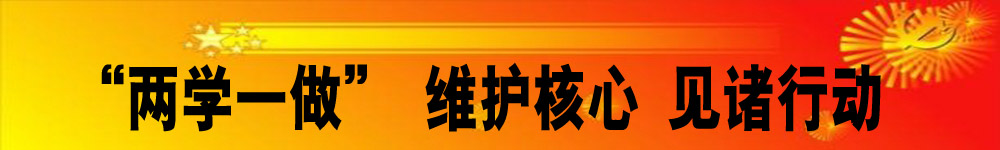 “兩學(xué)一做” 維護(hù)核心 見諸行動